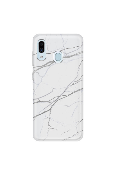 SAMSUNG - Galaxy A20 / A30 - Soft Clear Case - Pure Marble Collection V.