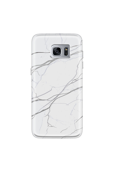 SAMSUNG - Galaxy S7 Edge - Soft Clear Case - Pure Marble Collection V.