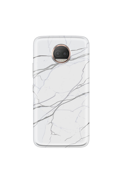 MOTOROLA by LENOVO - Moto G5s Plus - Soft Clear Case - Pure Marble Collection V.