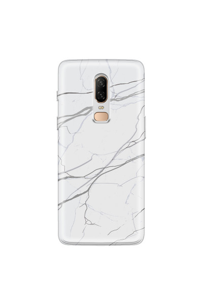 ONEPLUS - OnePlus 6 - Soft Clear Case - Pure Marble Collection V.