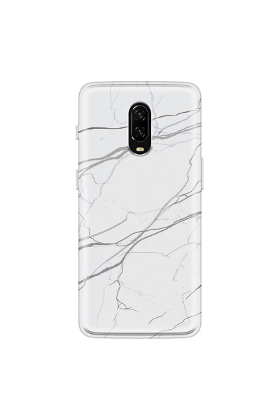 ONEPLUS - OnePlus 6T - Soft Clear Case - Pure Marble Collection V.