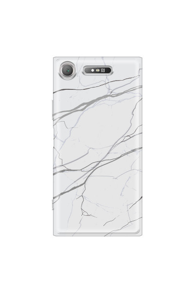 SONY - Sony Xperia XZ1 - Soft Clear Case - Pure Marble Collection V.