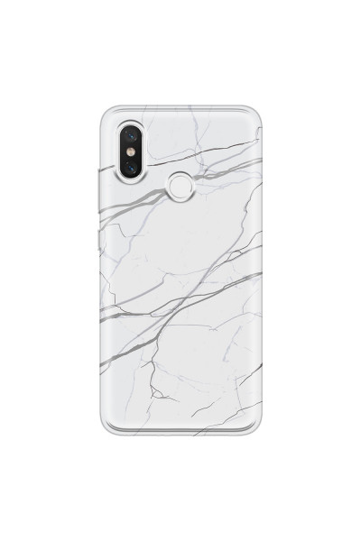 XIAOMI - Mi 8 - Soft Clear Case - Pure Marble Collection V.