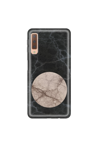 SAMSUNG - Galaxy A7 2018 - Soft Clear Case - Pure Marble Collection VII.