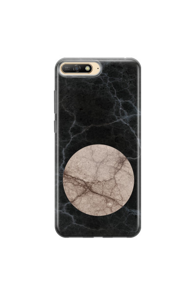 HUAWEI - Y6 2018 - Soft Clear Case - Pure Marble Collection VII.