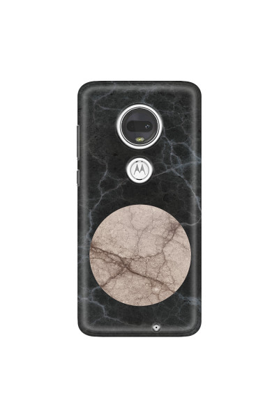 MOTOROLA by LENOVO - Moto G7 - Soft Clear Case - Pure Marble Collection VII.