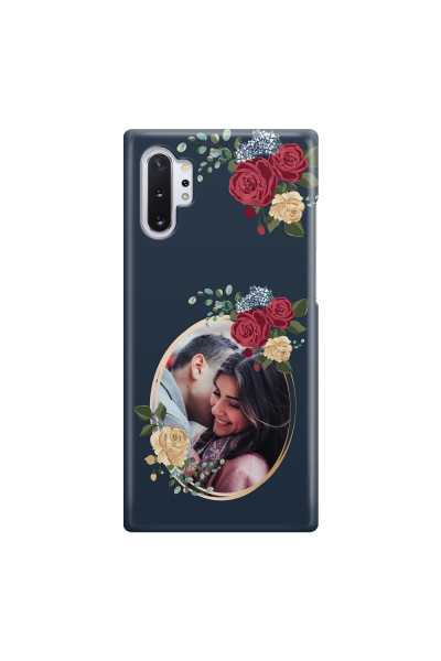 SAMSUNG - Galaxy Note 10 Plus - 3D Snap Case - Blue Floral Mirror Photo