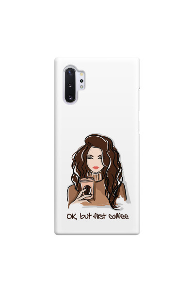 SAMSUNG - Galaxy Note 10 Plus - 3D Snap Case - But First Coffee