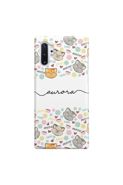 SAMSUNG - Galaxy Note 10 Plus - 3D Snap Case - Cute Kitten Pattern