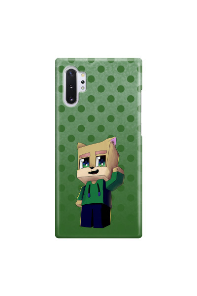 SAMSUNG - Galaxy Note 10 Plus - 3D Snap Case - Green Fox Player