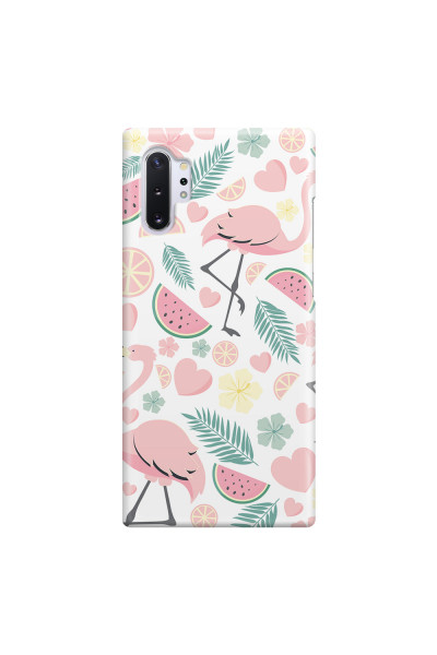 SAMSUNG - Galaxy Note 10 Plus - 3D Snap Case - Tropical Flamingo III