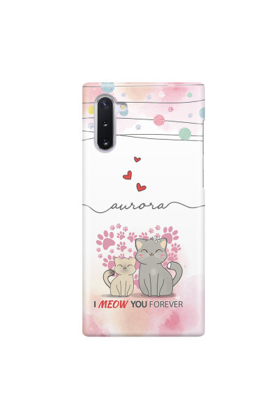 SAMSUNG - Galaxy Note 10 - 3D Snap Case - I Meow You Forever