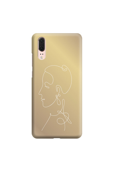 HUAWEI - P20 - 3D Snap Case - Golden Lady