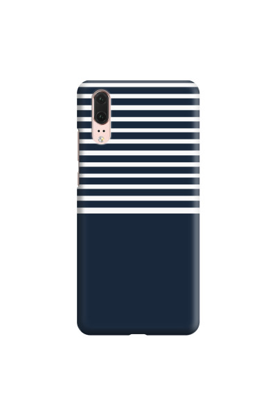 HUAWEI - P20 - 3D Snap Case - Life in Blue Stripes