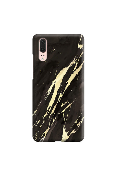 HUAWEI - P20 - 3D Snap Case - Marble Ivory Black