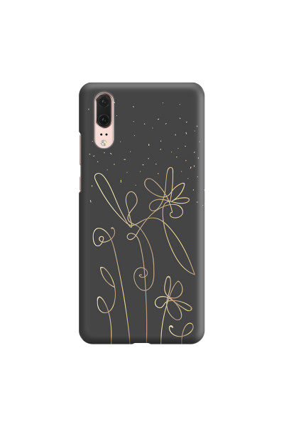 HUAWEI - P20 - 3D Snap Case - Midnight Flowers