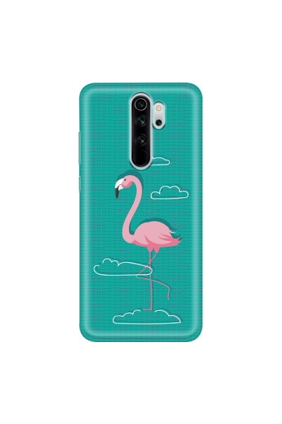 XIAOMI - Xiaomi Redmi Note 8 Pro - Soft Clear Case - Cartoon Flamingo
