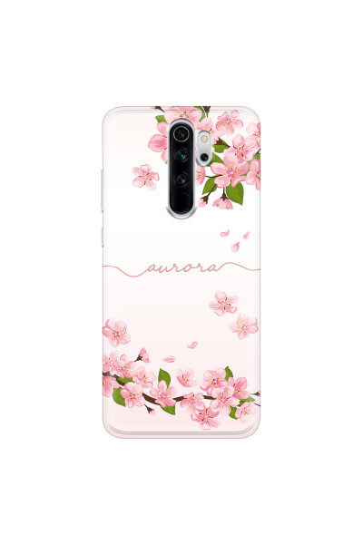 XIAOMI - Xiaomi Redmi Note 8 Pro - Soft Clear Case - Sakura Handwritten