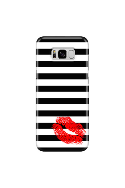 SAMSUNG - Galaxy S8 - 3D Snap Case - B&W Lipstick