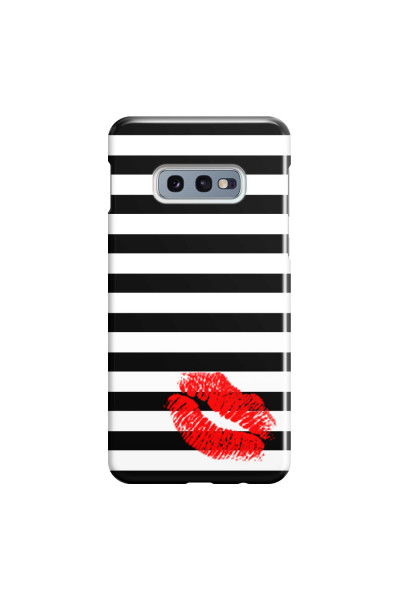 SAMSUNG - Galaxy S10e - 3D Snap Case - B&W Lipstick