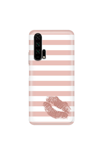 HONOR - Honor 20 Pro - Soft Clear Case - Pink Lipstick