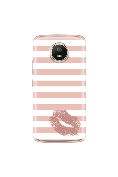 MOTOROLA by LENOVO - Moto G5s - Soft Clear Case - Pink Lipstick