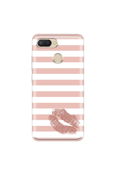 XIAOMI - Redmi 6 - Soft Clear Case - Pink Lipstick