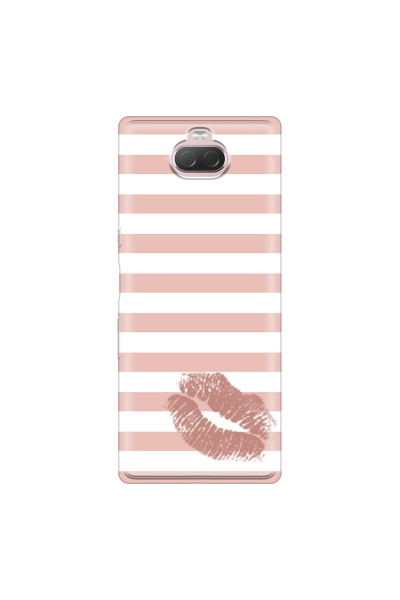 SONY - Sony Xperia 10 - Soft Clear Case - Pink Lipstick