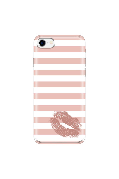 APPLE - iPhone 7 - Soft Clear Case - Pink Lipstick