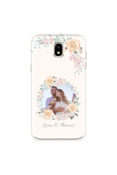SAMSUNG - Galaxy J5 2017 - Soft Clear Case - Frame Of Roses