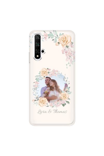 HONOR - Honor 20 - Soft Clear Case - Frame Of Roses