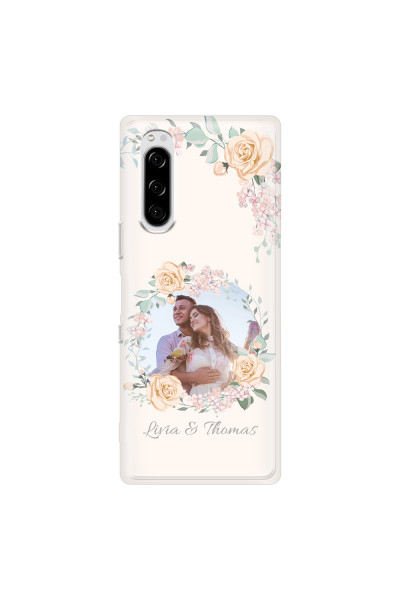 SONY - Sony Xperia 5 - Soft Clear Case - Frame Of Roses