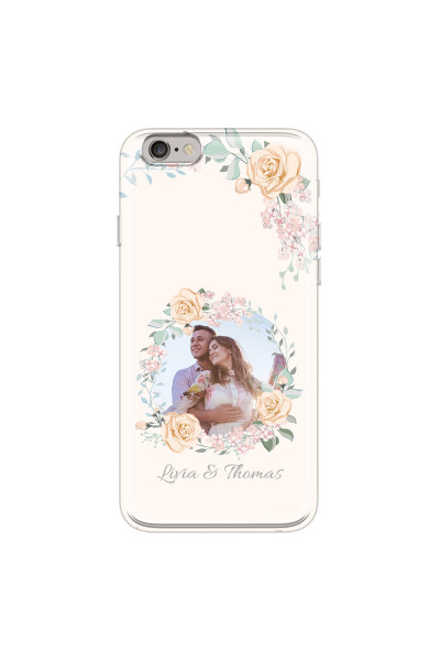 APPLE - iPhone 6S Plus - Soft Clear Case - Frame Of Roses