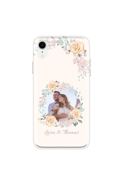 APPLE - iPhone XR - Soft Clear Case - Frame Of Roses