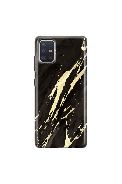 SAMSUNG - Galaxy A51 - Soft Clear Case - Marble Ivory Black