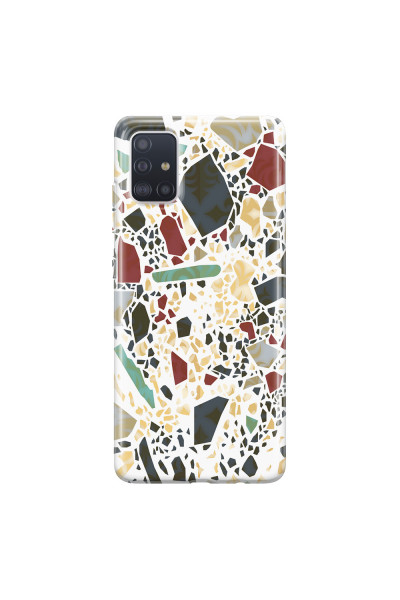 SAMSUNG - Galaxy A51 - Soft Clear Case - Terrazzo Design IX