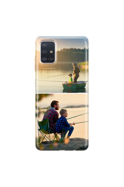 SAMSUNG - Galaxy A71 - Soft Clear Case - Collage of 2