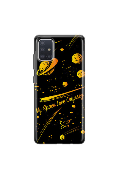 SAMSUNG - Galaxy A71 - Soft Clear Case - Dark Space Odyssey
