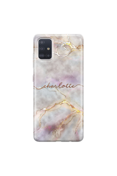 SAMSUNG - Galaxy A71 - Soft Clear Case - Marble Rootage