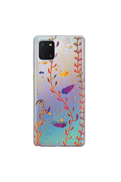 SAMSUNG - Galaxy Note 10 Lite - Soft Clear Case - Clear Underwater World