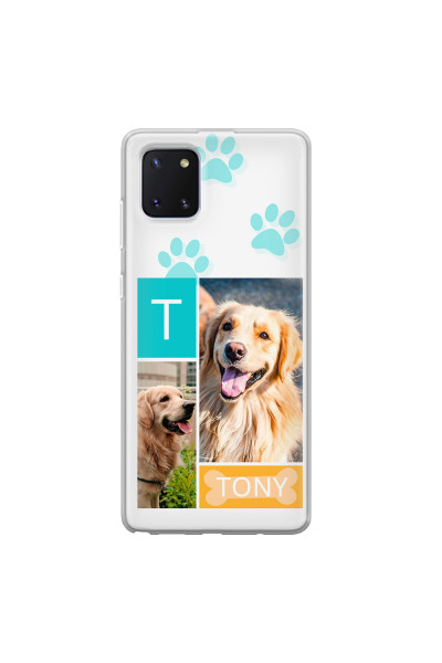 SAMSUNG - Galaxy Note 10 Lite - Soft Clear Case - Dog Collage