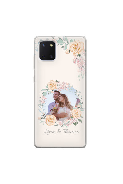 SAMSUNG - Galaxy Note 10 Lite - Soft Clear Case - Frame Of Roses