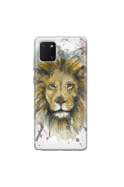 SAMSUNG - Galaxy Note 10 Lite - Soft Clear Case - Lion