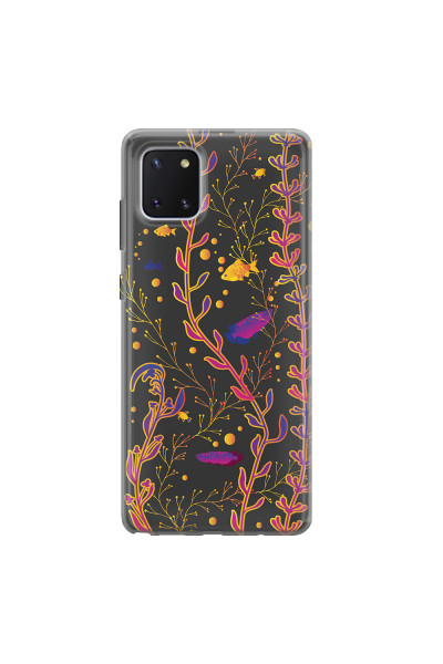 SAMSUNG - Galaxy Note 10 Lite - Soft Clear Case - Midnight Aquarium