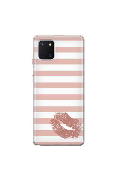 SAMSUNG - Galaxy Note 10 Lite - Soft Clear Case - Pink Lipstick