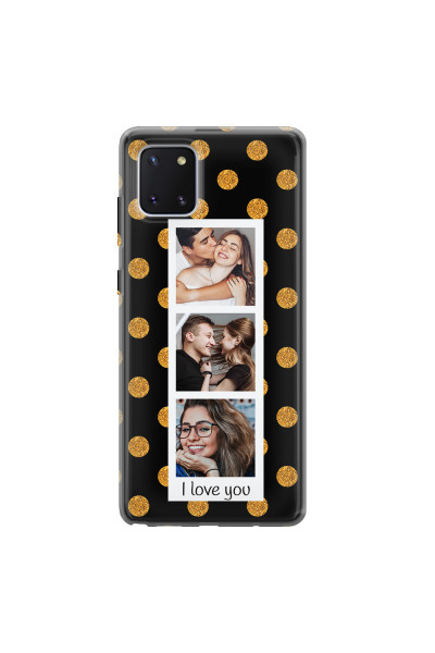 SAMSUNG - Galaxy Note 10 Lite - Soft Clear Case - Triple Love Dots Photo