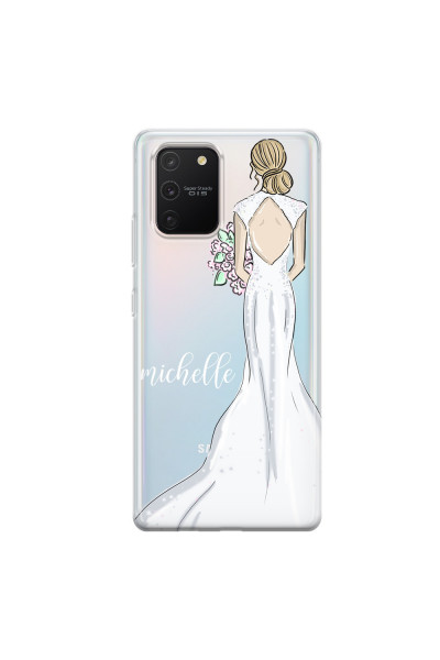SAMSUNG - Galaxy S10 Lite - Soft Clear Case - Bride To Be Blonde