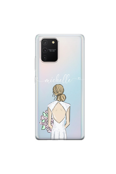 SAMSUNG - Galaxy S10 Lite - Soft Clear Case - Bride To Be Blonde II.