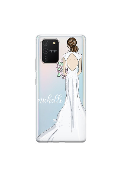 SAMSUNG - Galaxy S10 Lite - Soft Clear Case - Bride To Be Brunette