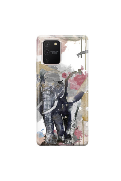 SAMSUNG - Galaxy S10 Lite - Soft Clear Case - Elephant